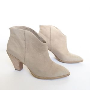 SOLD:::: ANTHROPOLOGIE Belle Sigerson Morrison Suede Ankle Boot Size 8 ::::SOLD
